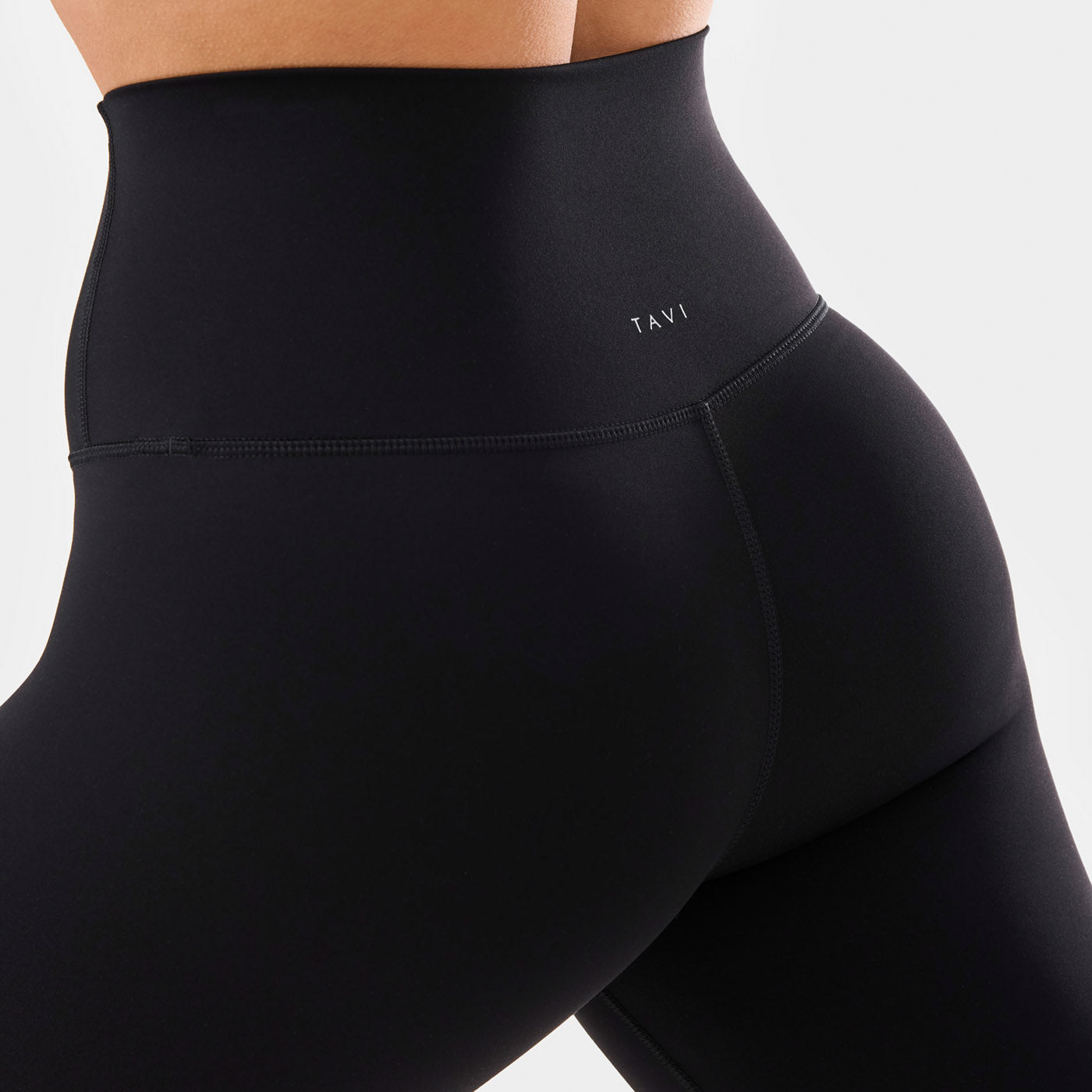 High Waisted Leggings Ebony