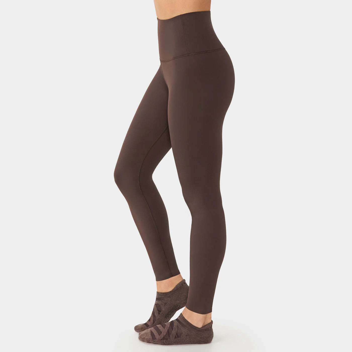 High Waisted Leggings Espresso