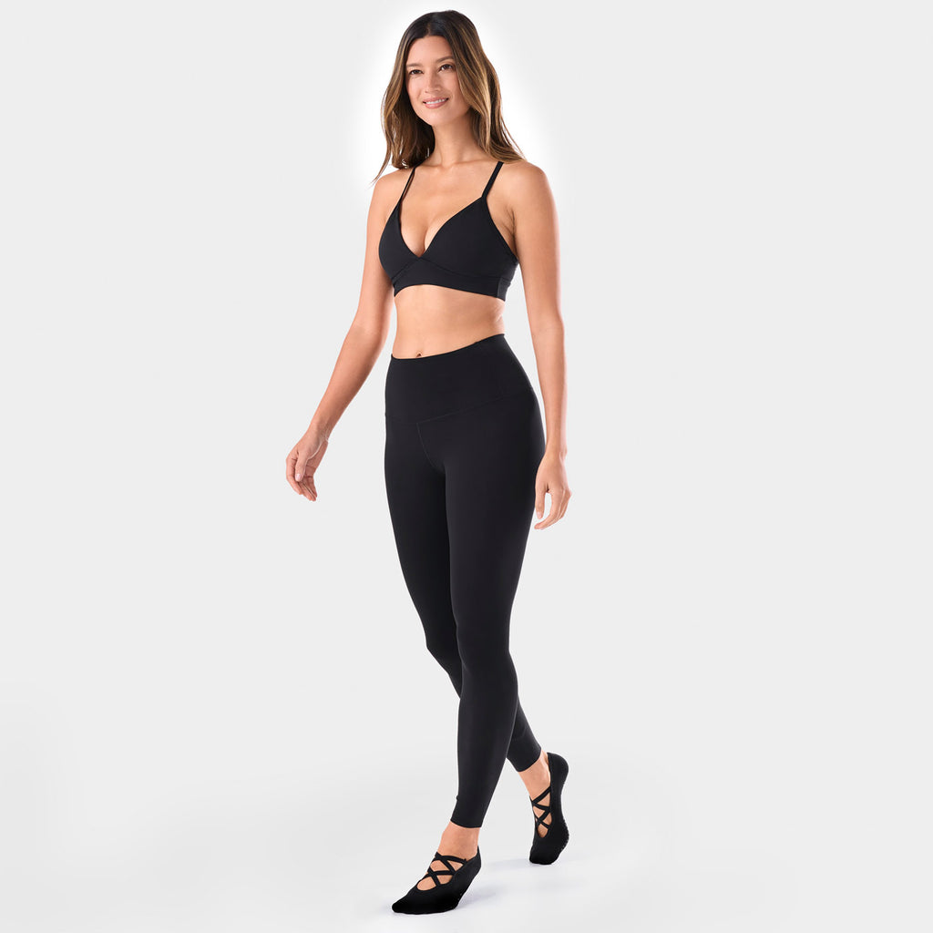 High Waisted Leggings Ebony