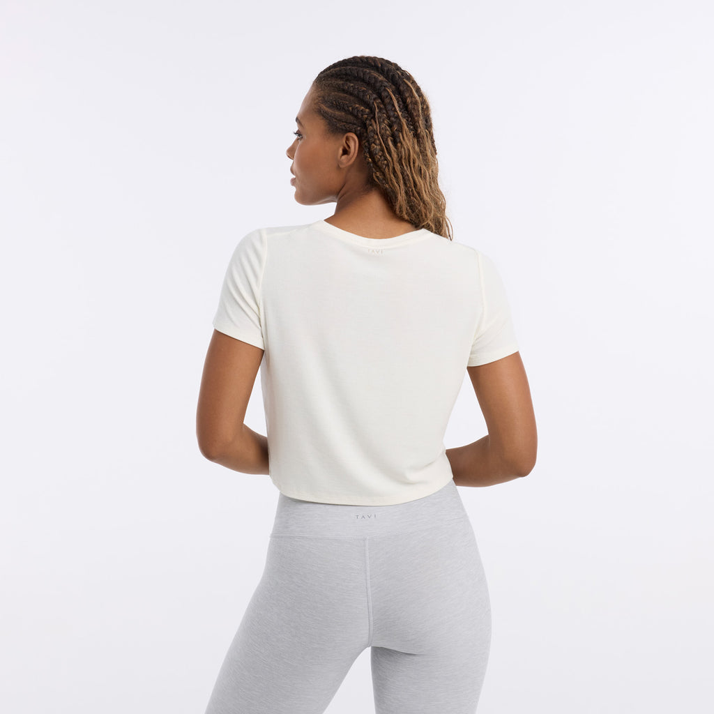 Ribbed Tee Coconut