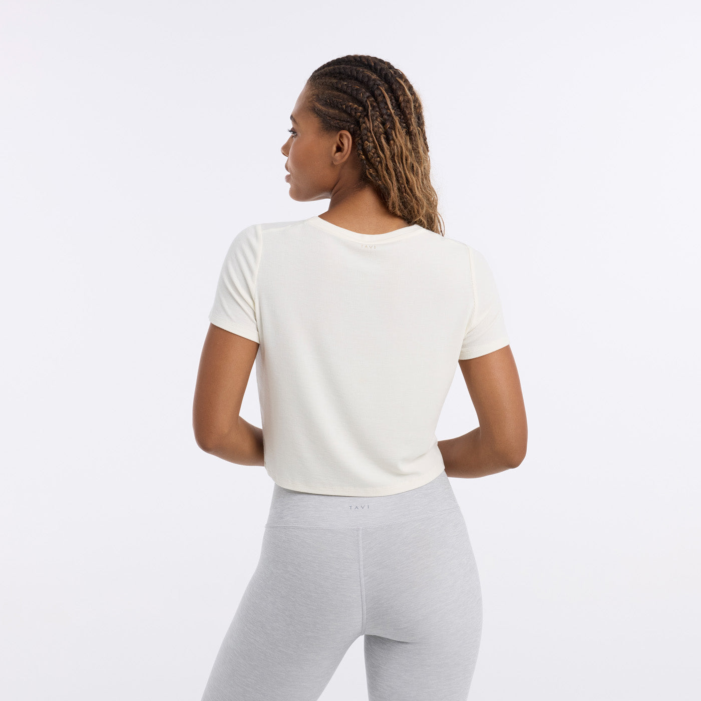 Ribbed Tee Coconut