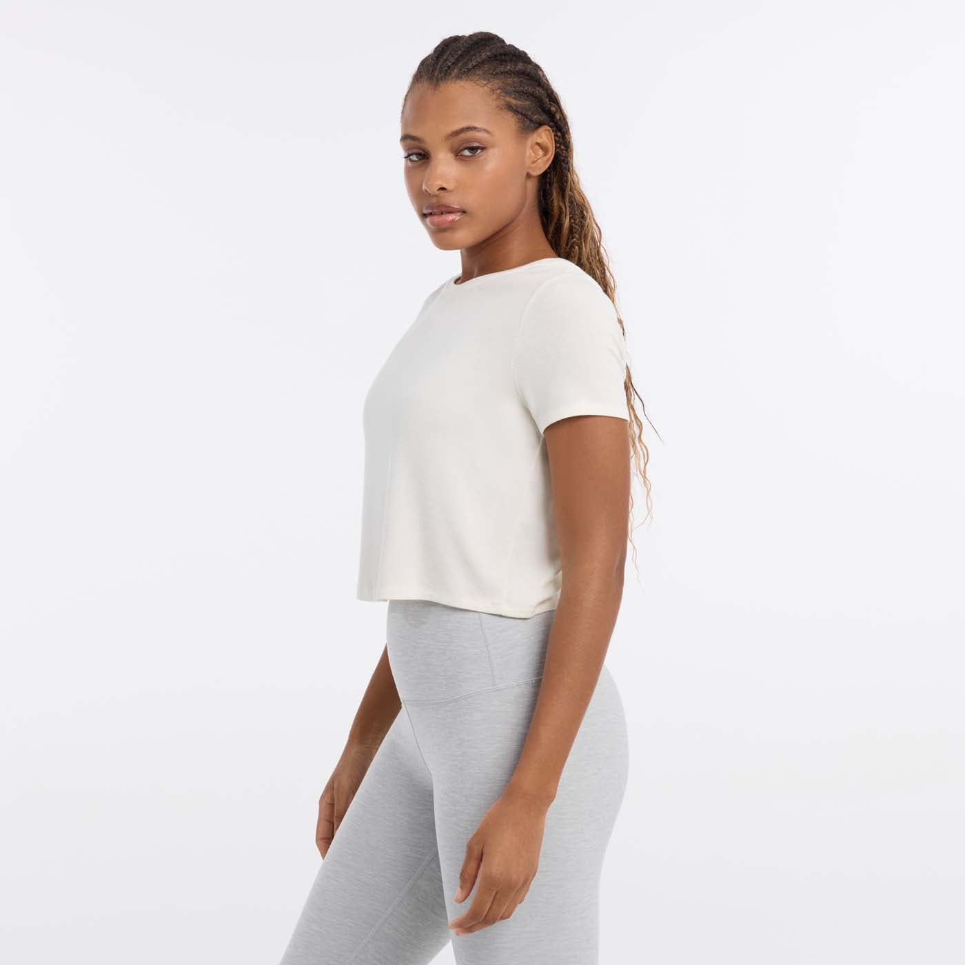 Ribbed Tee Coconut