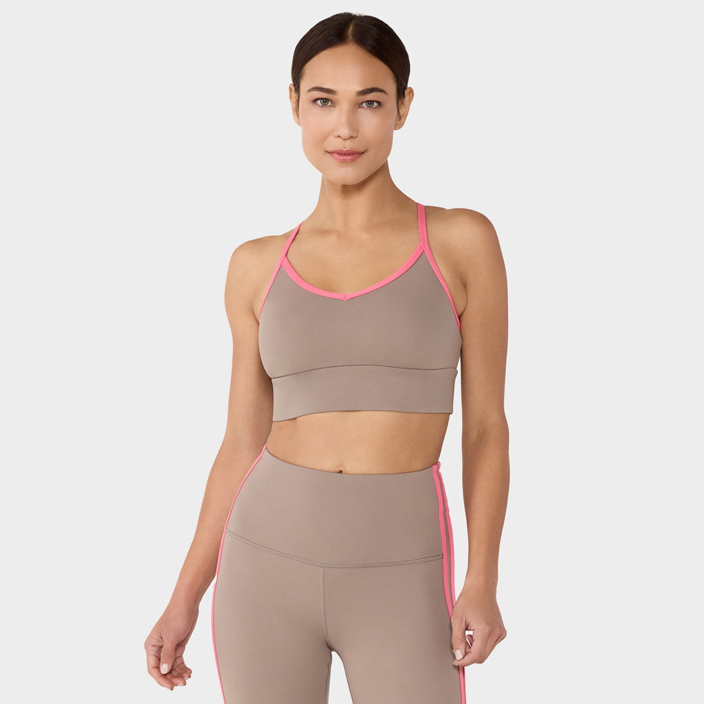 Boost Bra Pebble/Sunset Pink