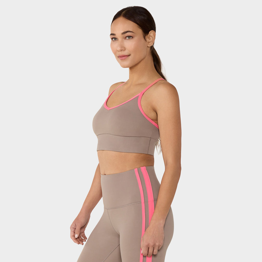 Boost Bra Pebble/Sunset Pink