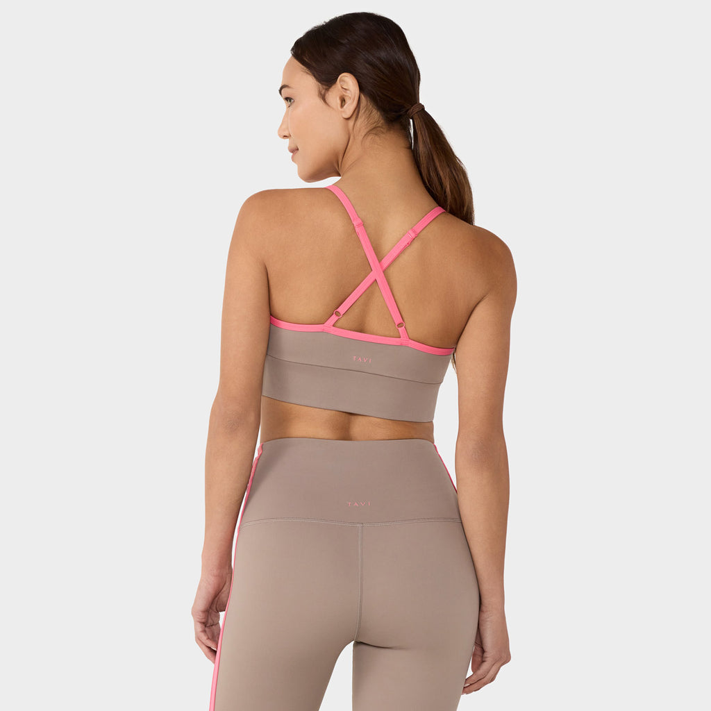 Boost Bra Pebble/Sunset Pink