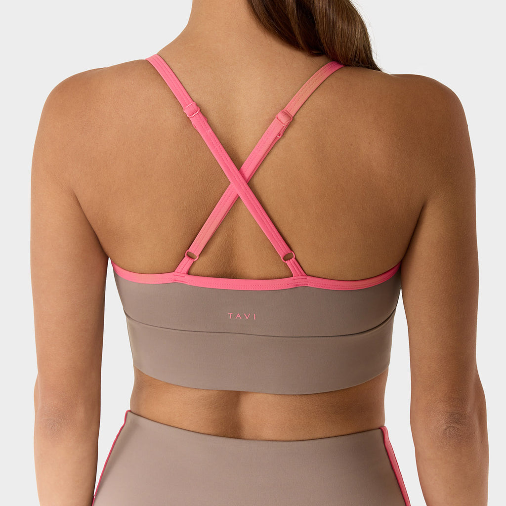 Boost Bra Pebble/Sunset Pink