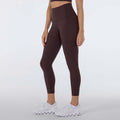 High Waisted Pocket 7/8 Legging - Espresso