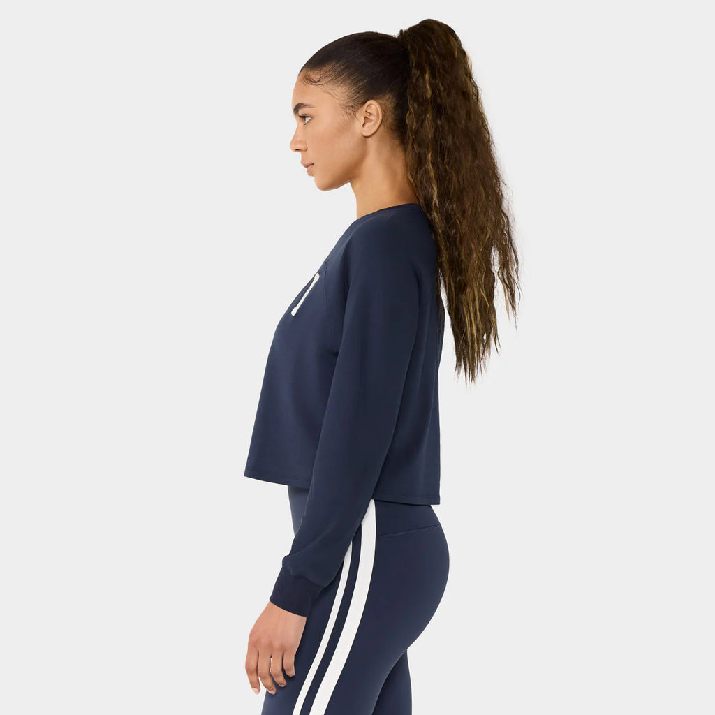 Long Sleeve Raglan Navy