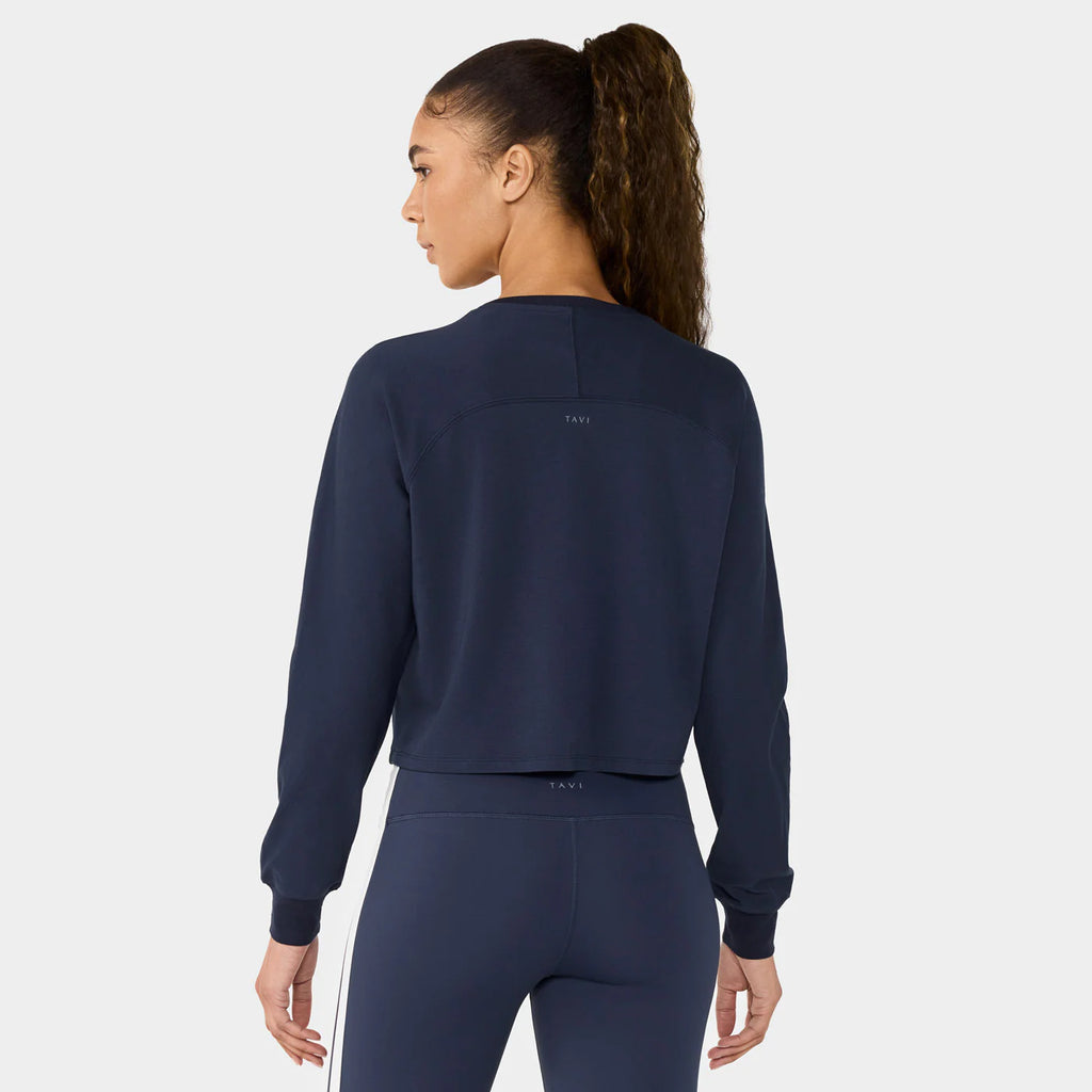 Long Sleeve Raglan Navy