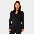 Mock Neck Full Zip Jacket Ebony