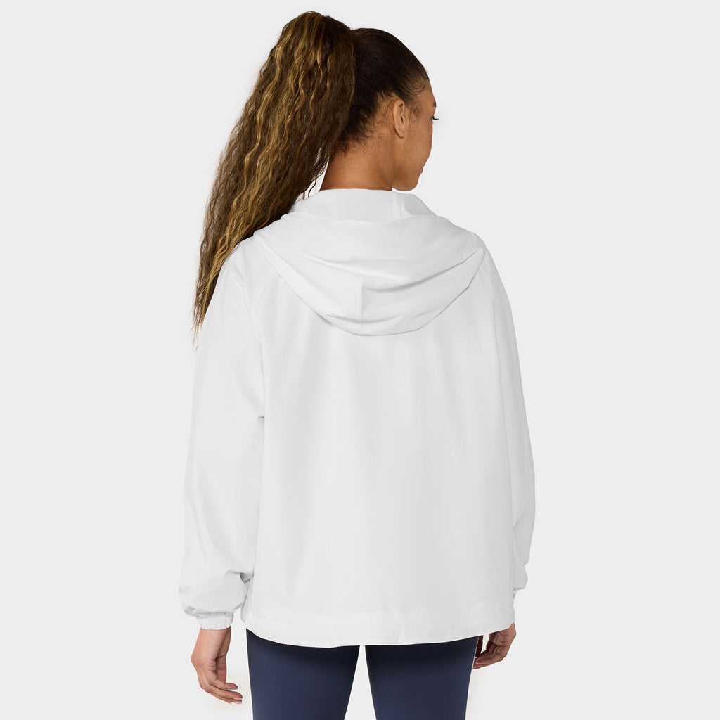 Ascend Hooded Windbreaker Coconut