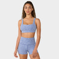 TaviCloud Square Neck Bra Serene Blue Space Dye