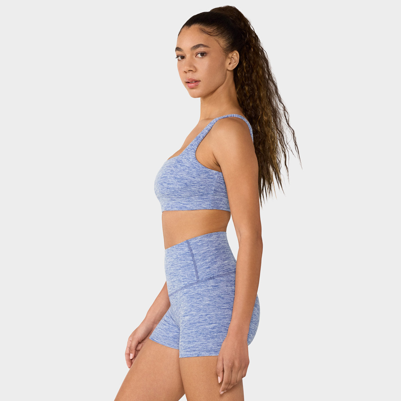 TaviCloud Square Neck Bra Serene Blue Space Dye