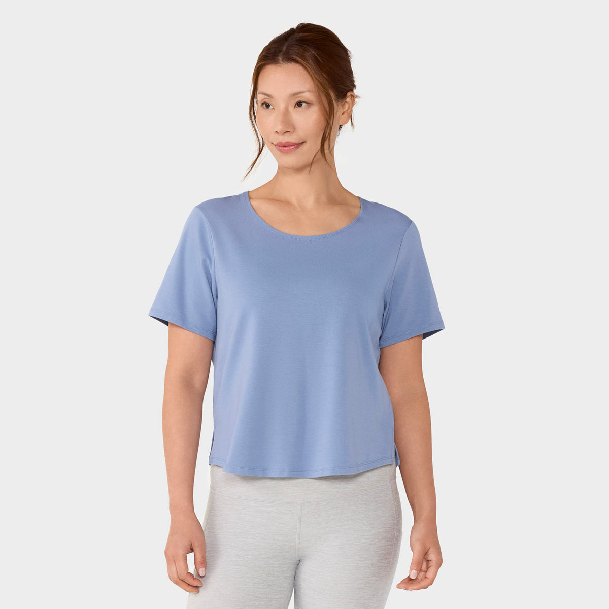 Scoop Neck Vent Tee