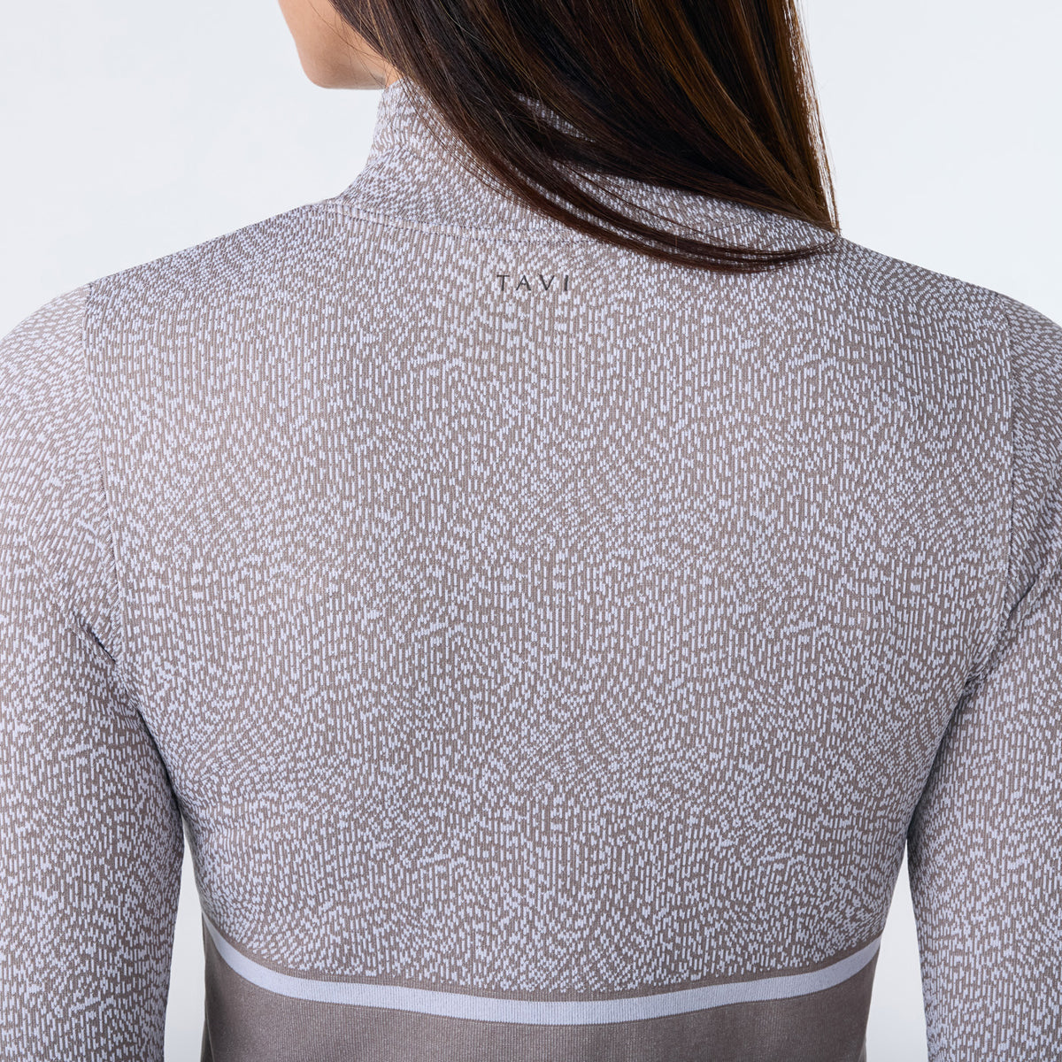 Seamless Jacquard Long Sleeve Top