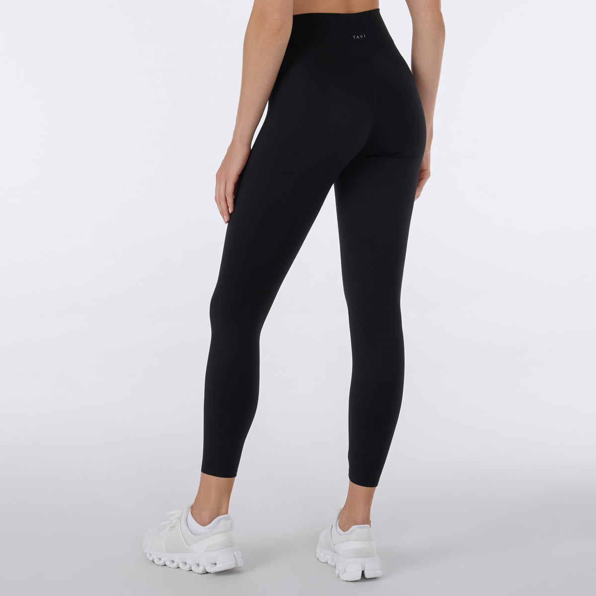 High Waisted 7/8 Smooth Rise Legging - Ebony