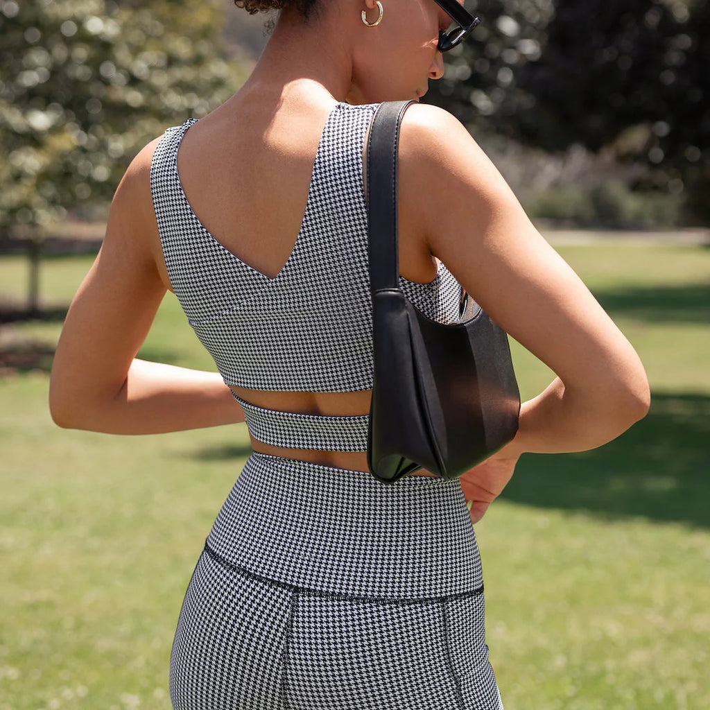 Power Bra Houndstooth