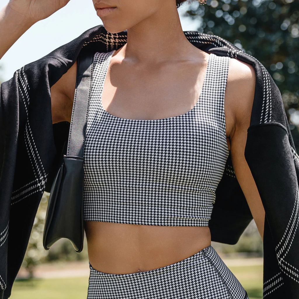 Power Bra Houndstooth