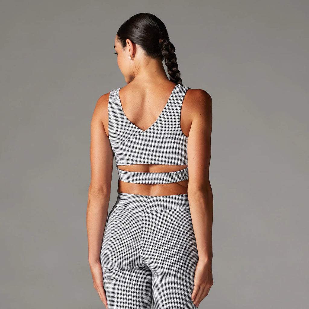 Power Bra Houndstooth