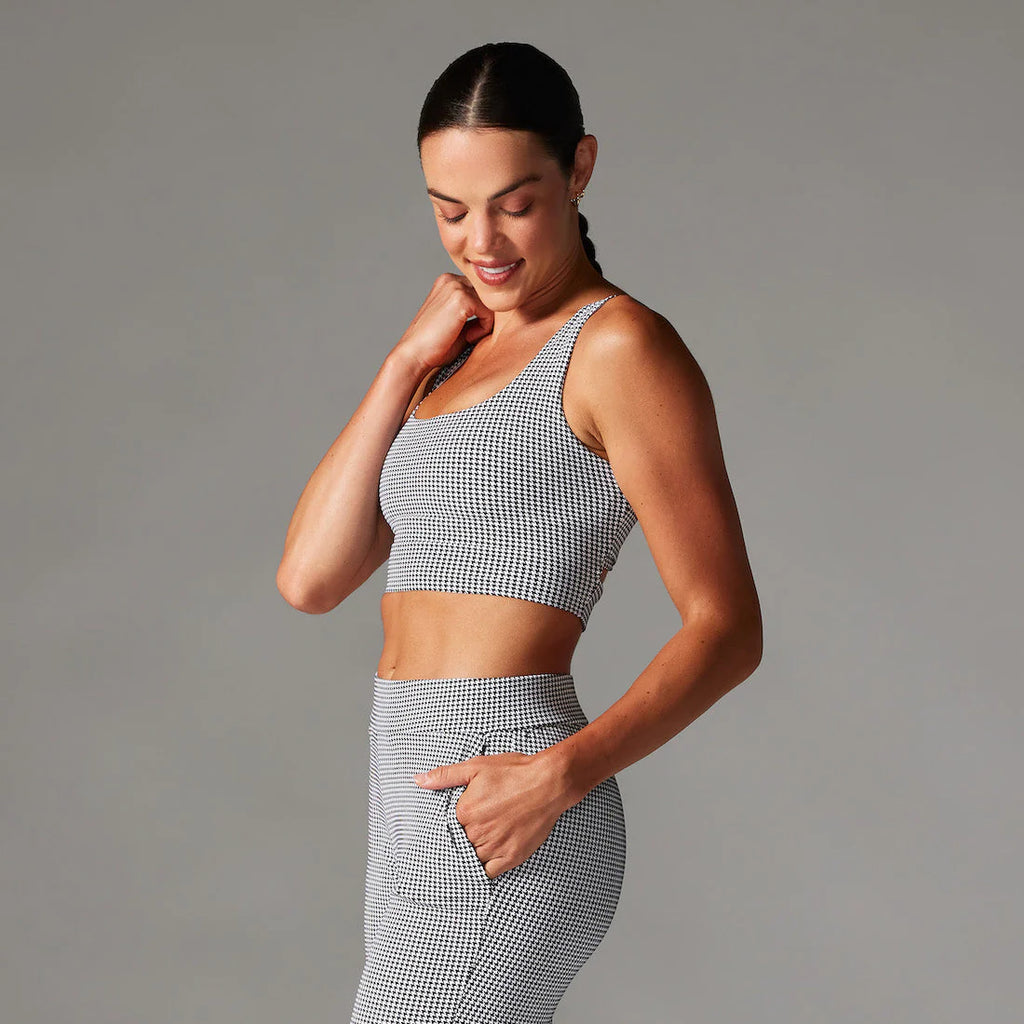 Power Bra Houndstooth