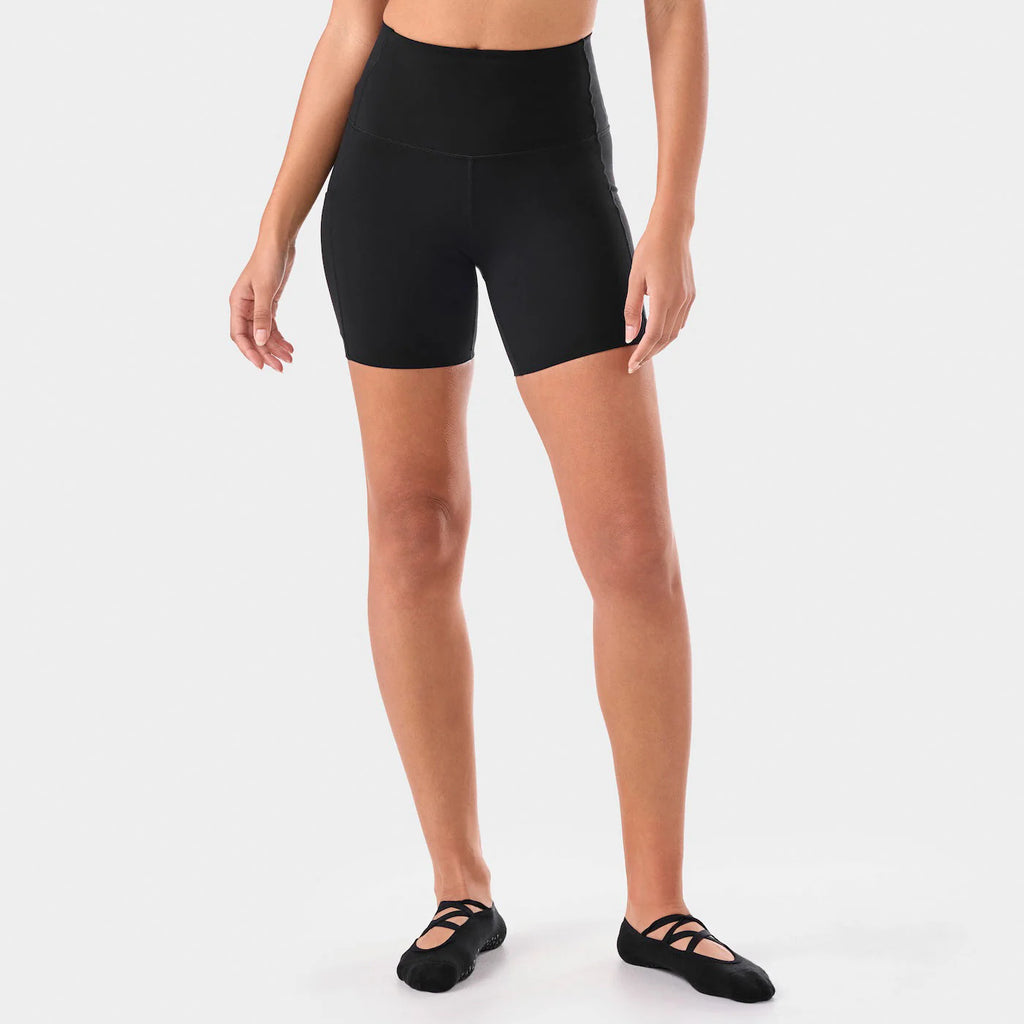 Stash & Dash Biker Short 6" Ebony