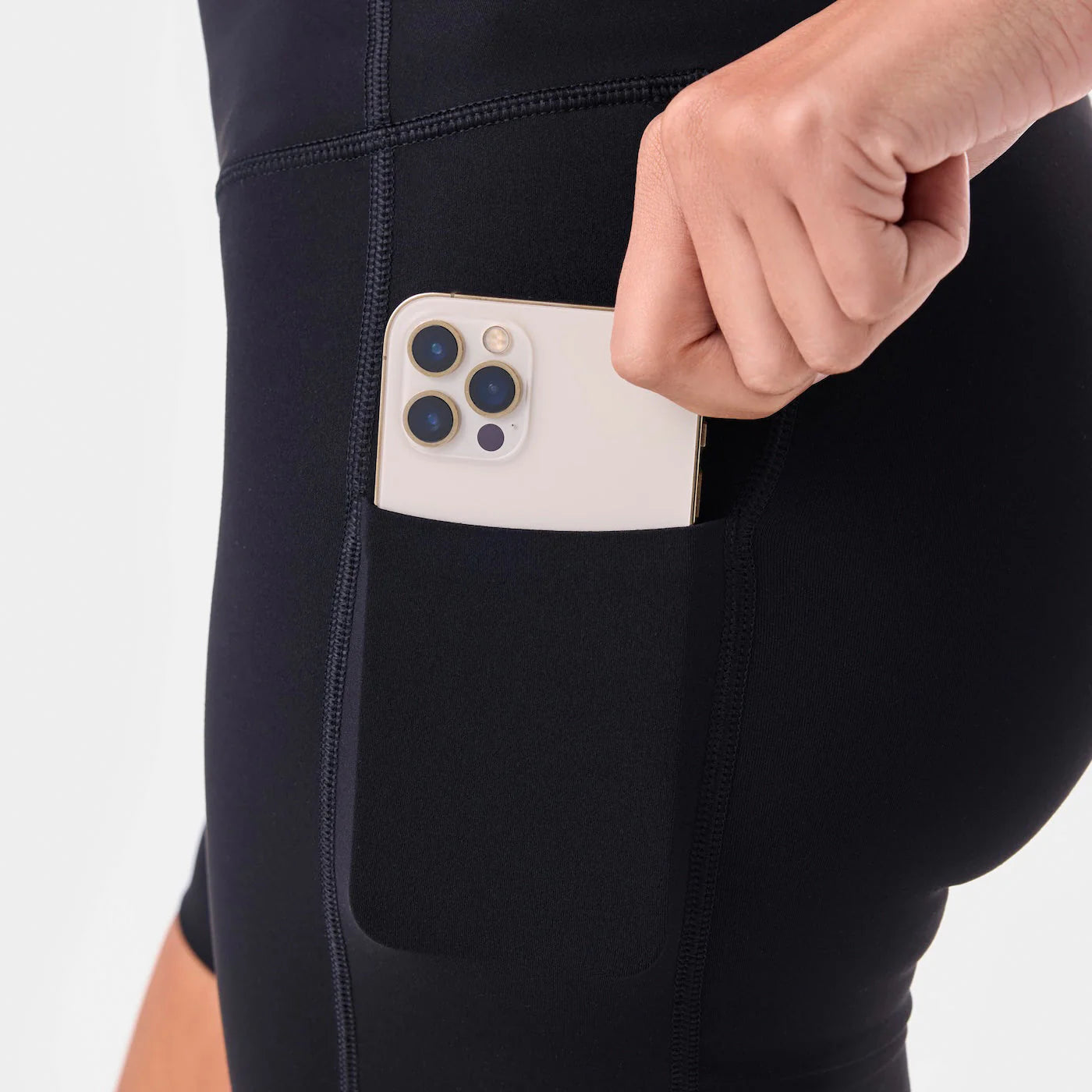 Stash & Dash Biker Short 6" Ebony