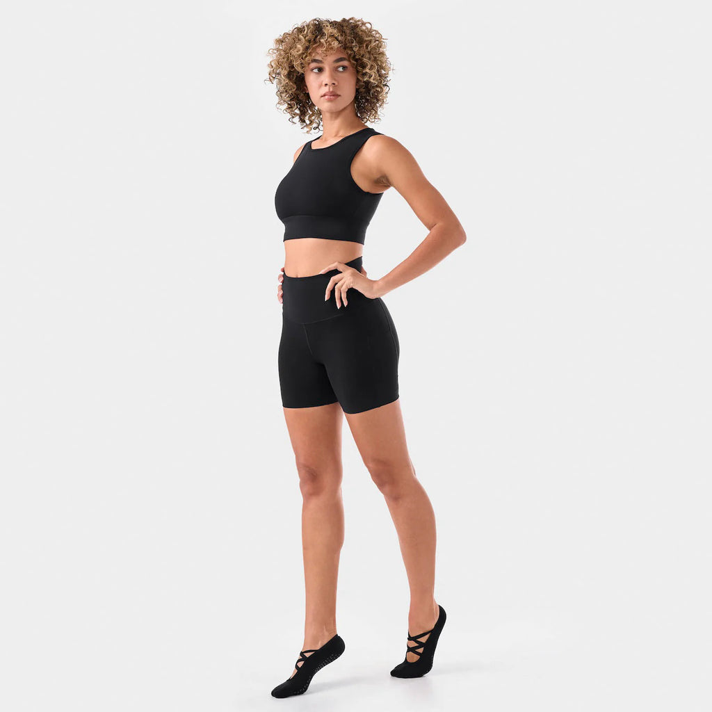 Stash & Dash Biker Short 6" Ebony