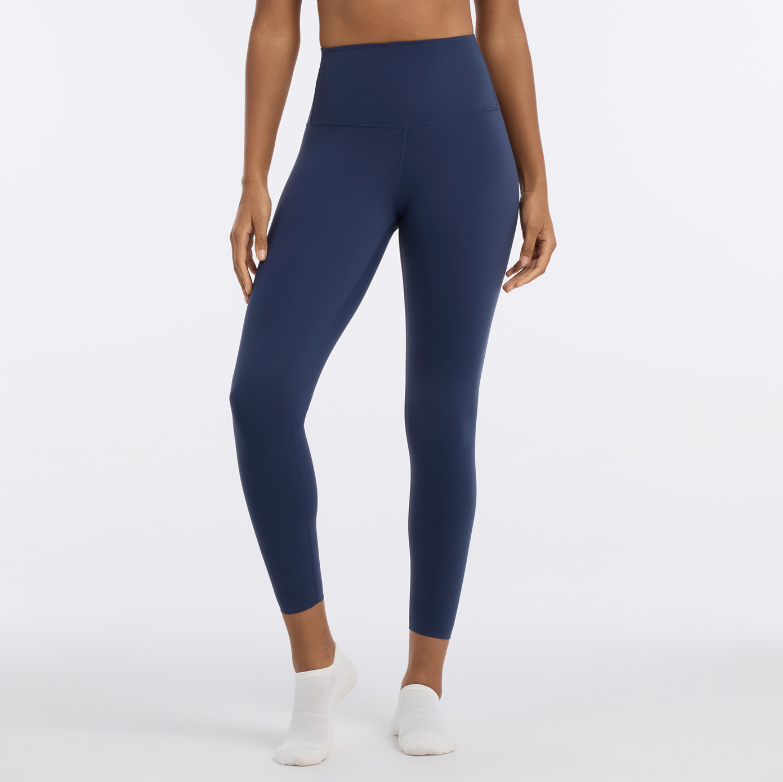 High Waisted 7/8 Tight Leggings Navy
