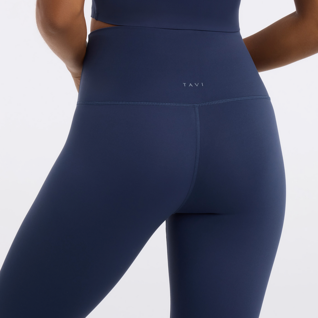 High Waisted 7/8 Tight Leggings Navy