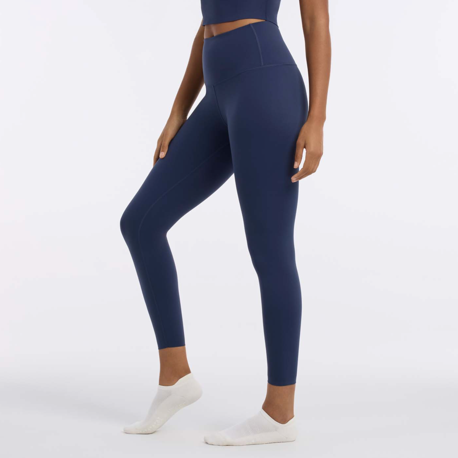 High Waisted 7/8 Tight Leggings Navy