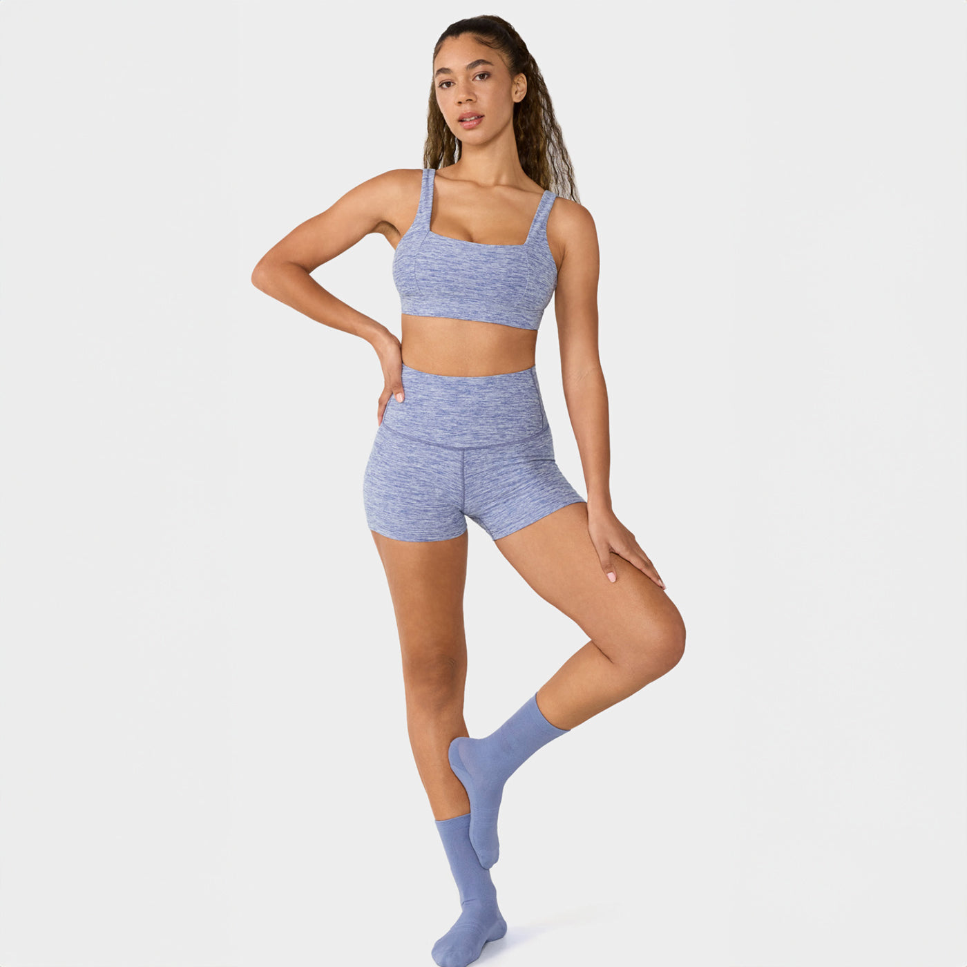 TaviCloud Hot Short Serene Blue Space Dye