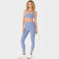 TaviCloud Square Neck Bra Serene Blue Space Dye